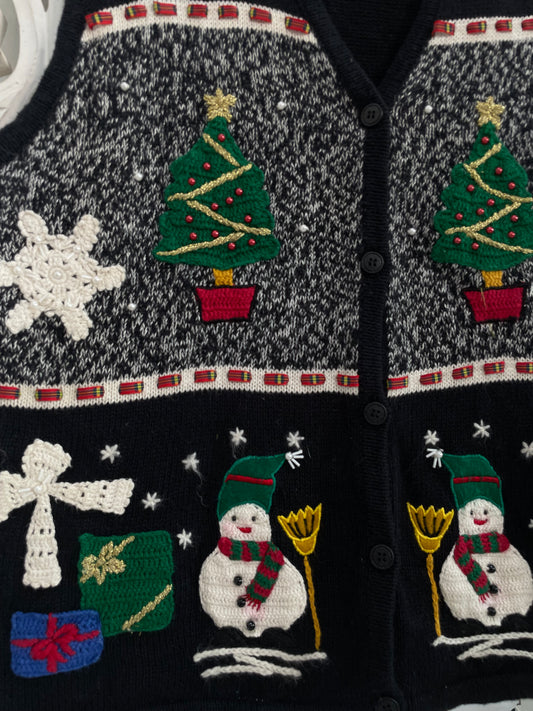 Bobbie Brooks Christmas Sweater Vest-Bust 44