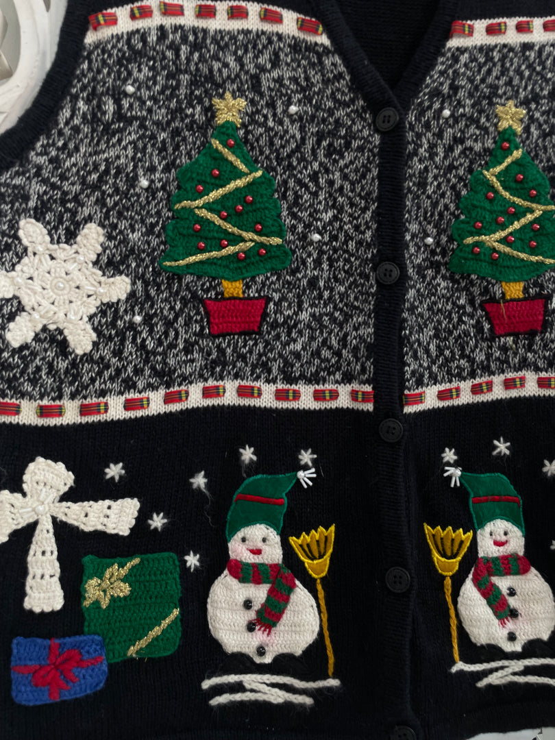 Bobbie Brooks Christmas Sweater Vest-Bust 44