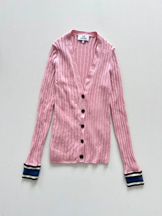 Calvin Klein Wool Vintage Cardigan-Bust 32 to 34