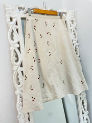 Sequin Vintage Corduroy Skirt-Waist 26