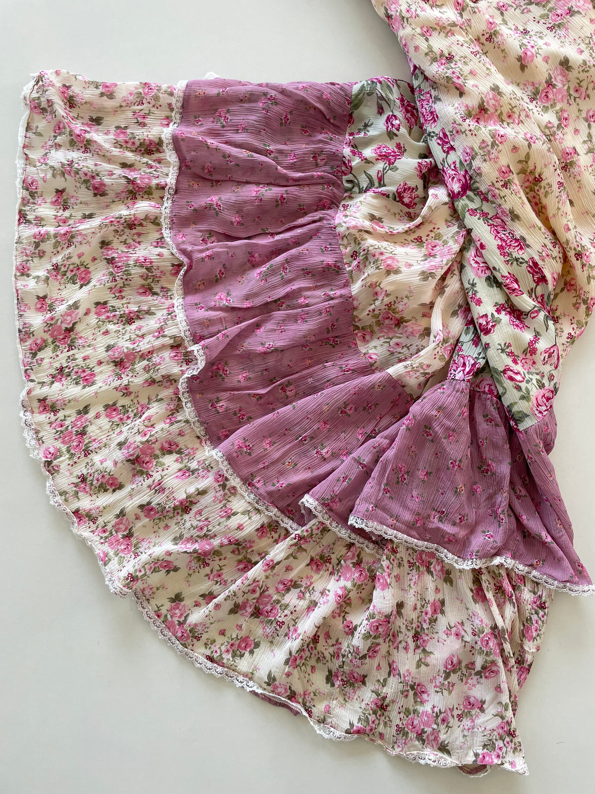 Floral Vintage Dress-Bust 34 to 36