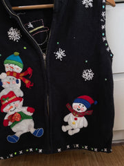 Mercer Street Embroidered Christmas Sweater-Bust 36