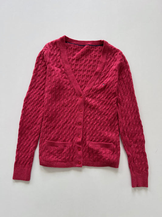 Tommy Hilfiger 54%Wool 46%Cotton Vintage Cardigan -Bust 34