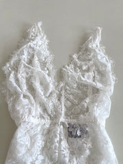 Sheer Lacy Bodysuit-Bust 36 to 38