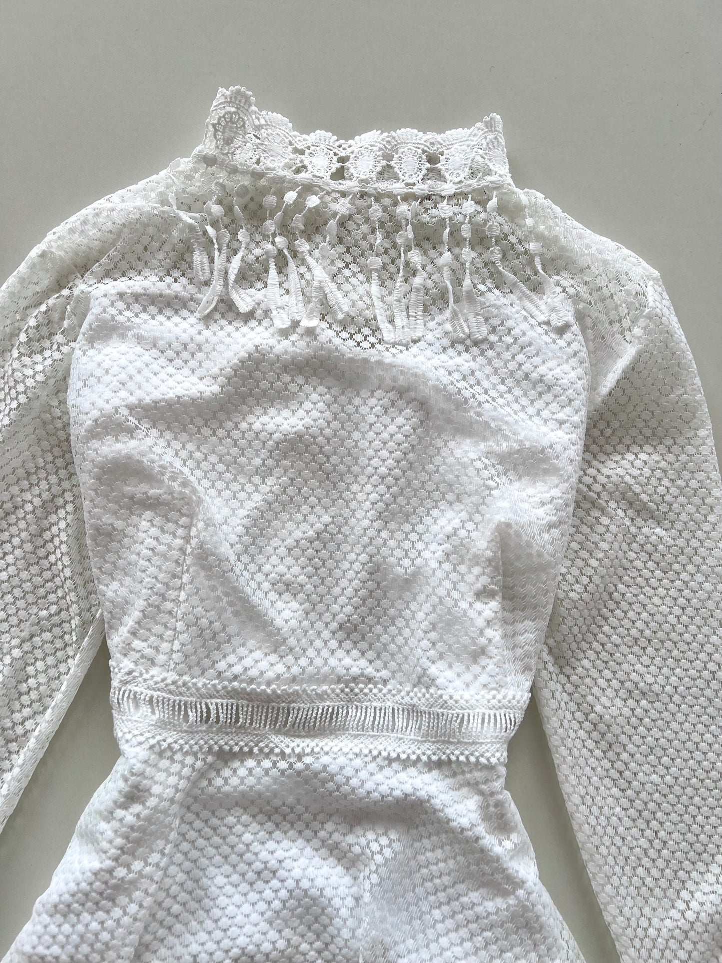 Niracle White Ruffle Dress-Bust 36 to 38