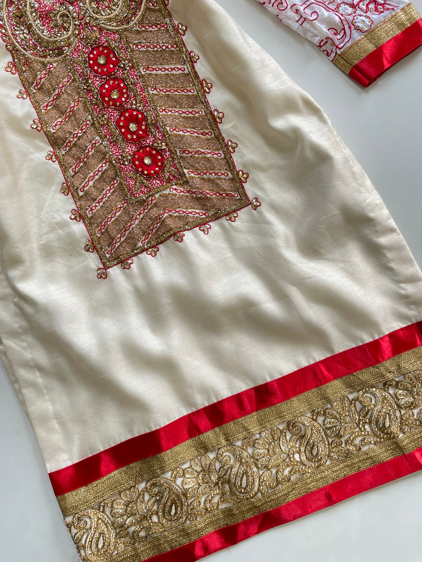 Embroidered Kurta-Bust 38