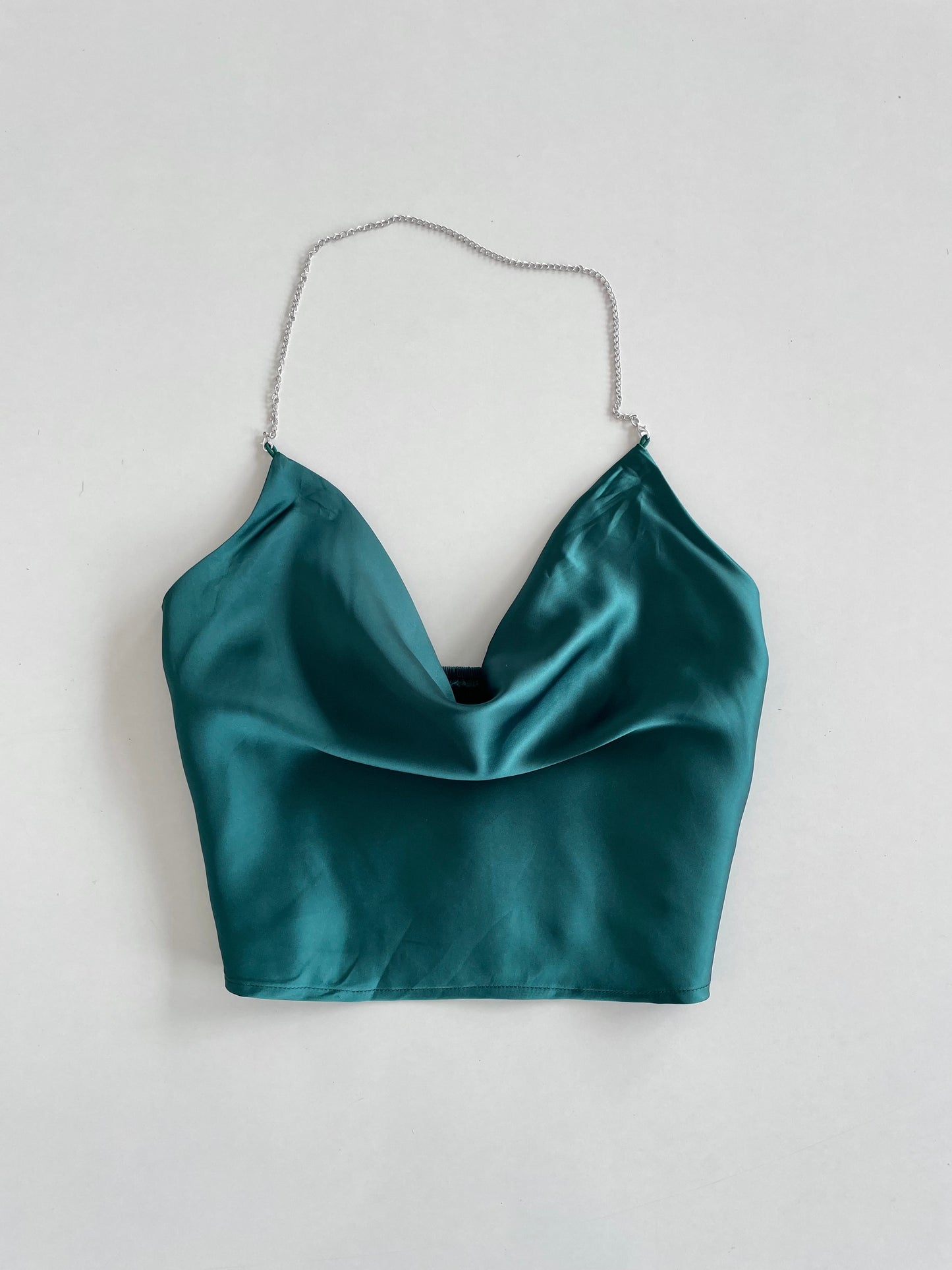 Satin Halter Neck Top-Bust 36 to 38