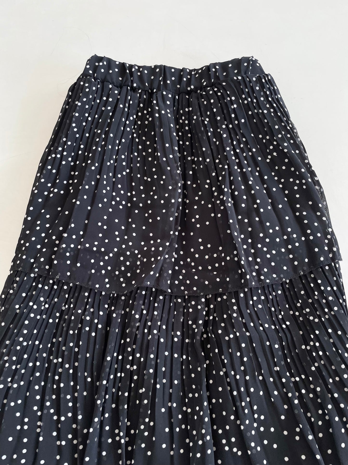 Polka Dot Ruffle Skirt-Waist 28 to 32