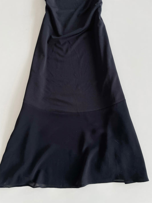 Solid Black Dress-Bust 38 to 40
