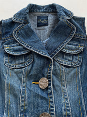 Angelina Denim Top-Bust 32