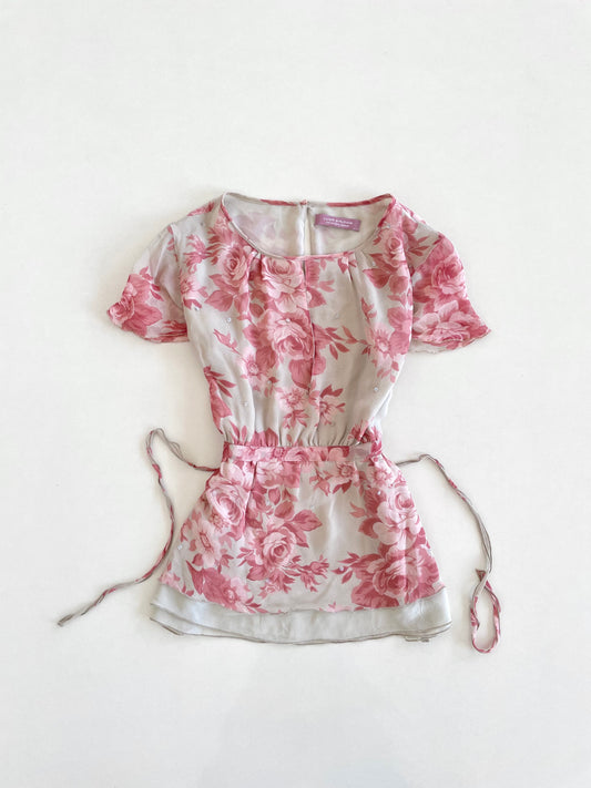 100% Silk Luca D Altieri Top-Bust 34