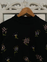 Load image into Gallery viewer, 100% Wool Embroidered Sweater-Bust 40