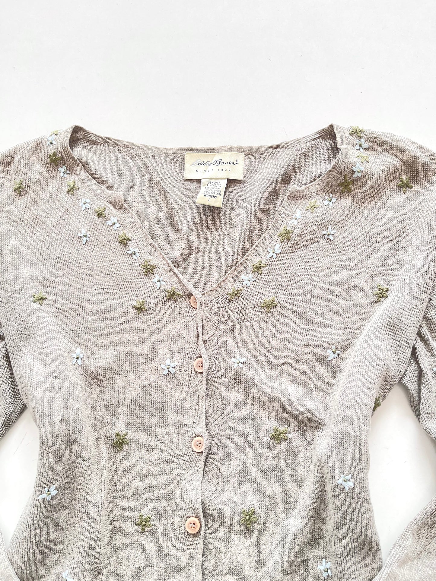 Eddie Bauer Embroidered Sweater-Bust 44