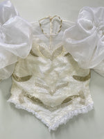 Load image into Gallery viewer, Heavily Embroidered Top-Bust 36