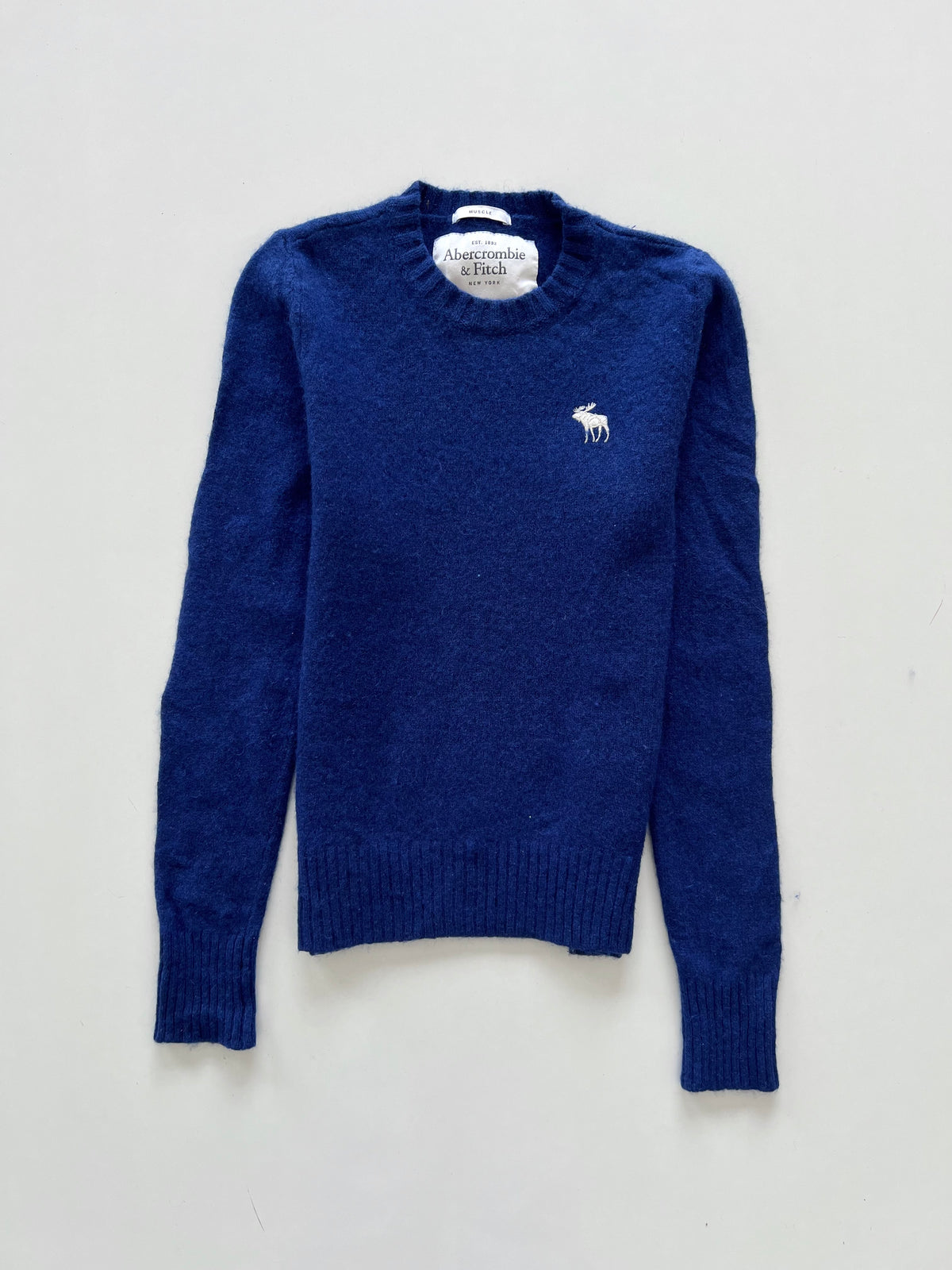 Abercrombie & Fitch 100% Wool Vintage Sweater-Bust 34
