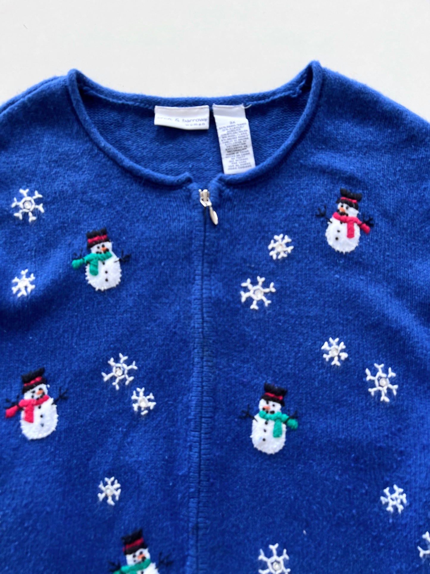 Croft & Barrow Christmas Zipper-Bust 58