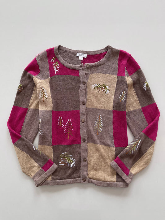 Christopher & Banks Embroidered Sweater-Bust 46