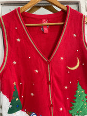 Christmas Sweater Vest-Bust 38