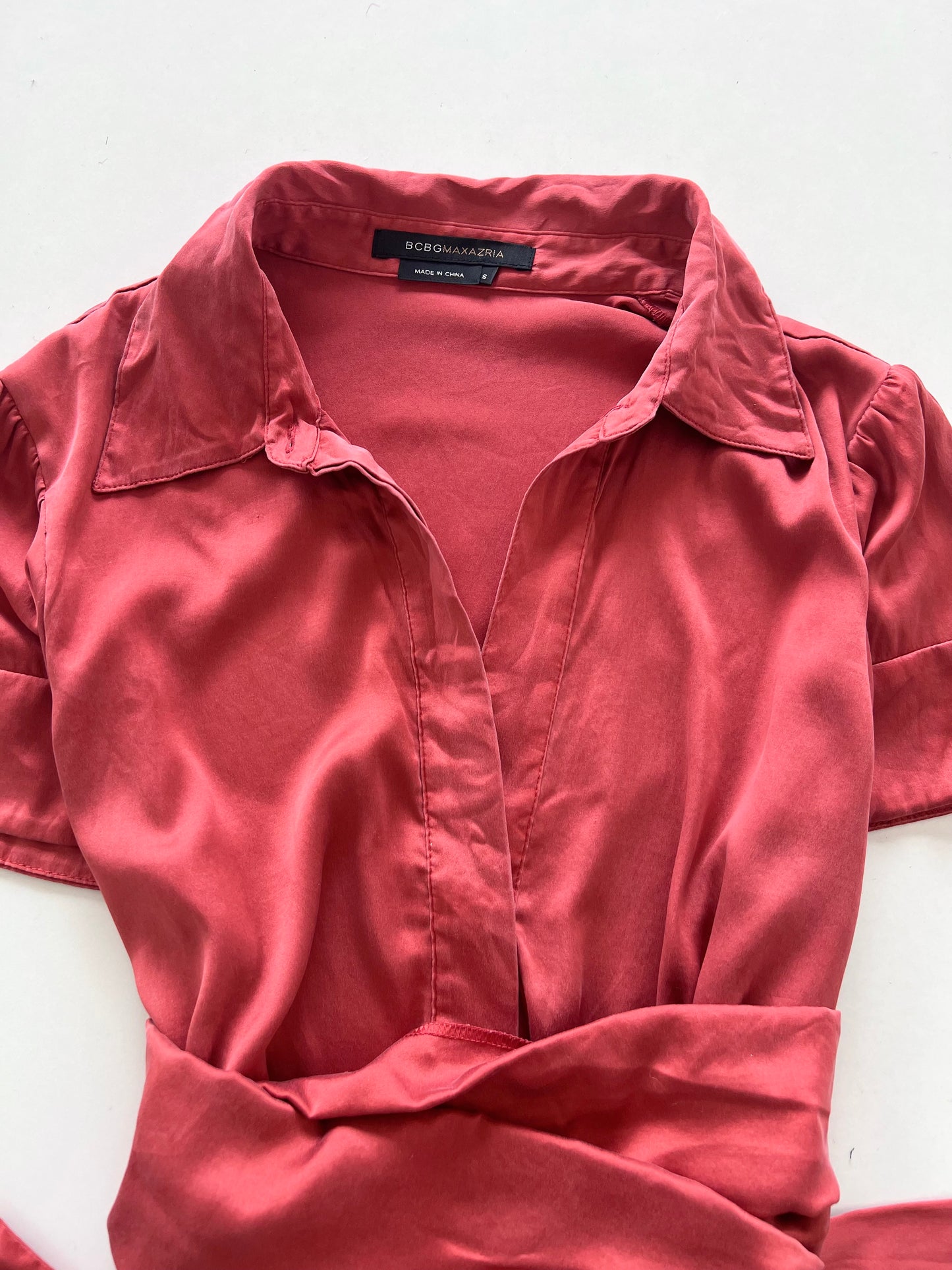 Bcbg Maxazria 95% Silk Top-Bust 36