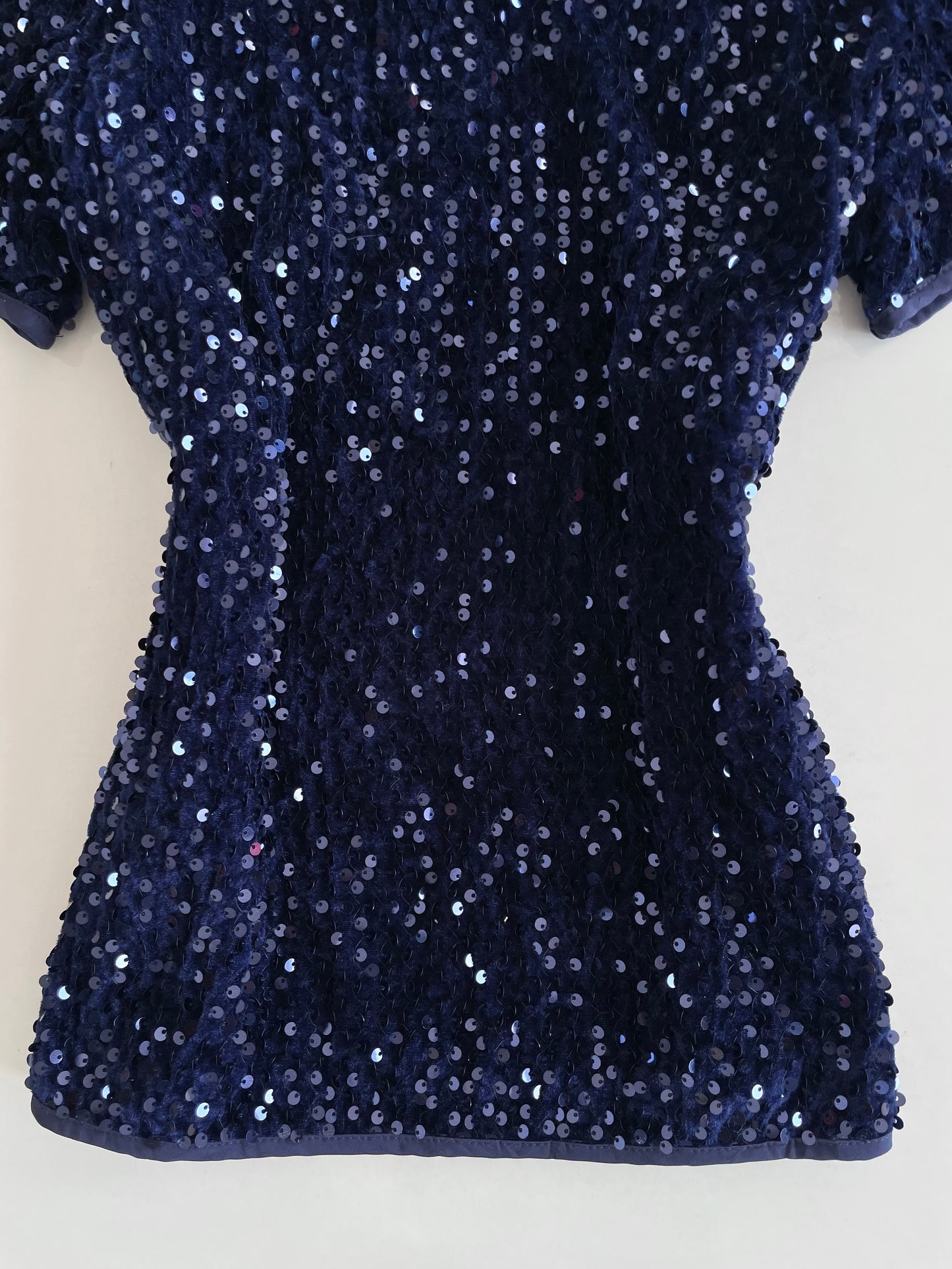 Sequin Velvet Top-Bust 40