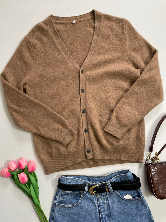 Almond Super Soft Cardigan-Bust 38 to 42