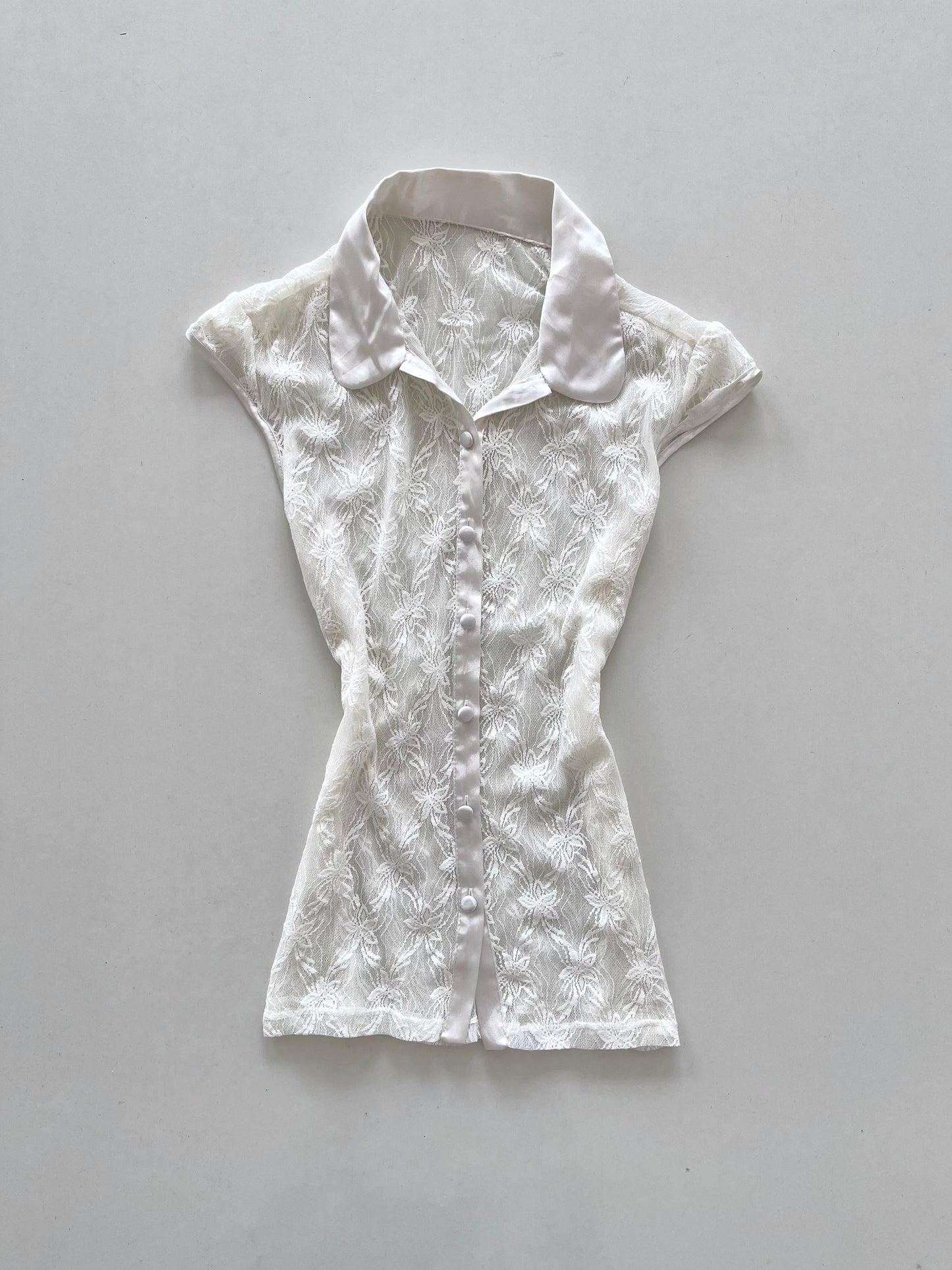 Sheer Lace Top-Bust 36 to 38