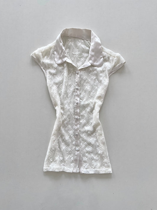 Sheer Lace Top-Bust 36 to 38