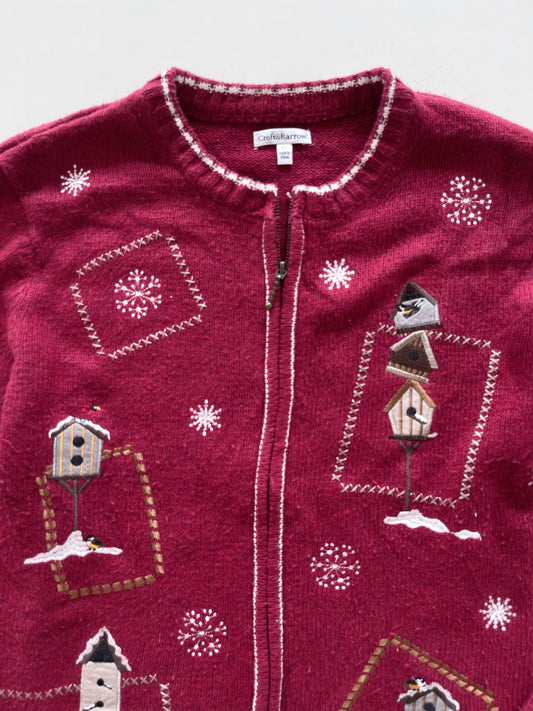 Croft&Barrow Embroidered Sweater-Bust 48