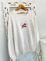 Load image into Gallery viewer, Embroidered Christmas Sweater-Bust 40
