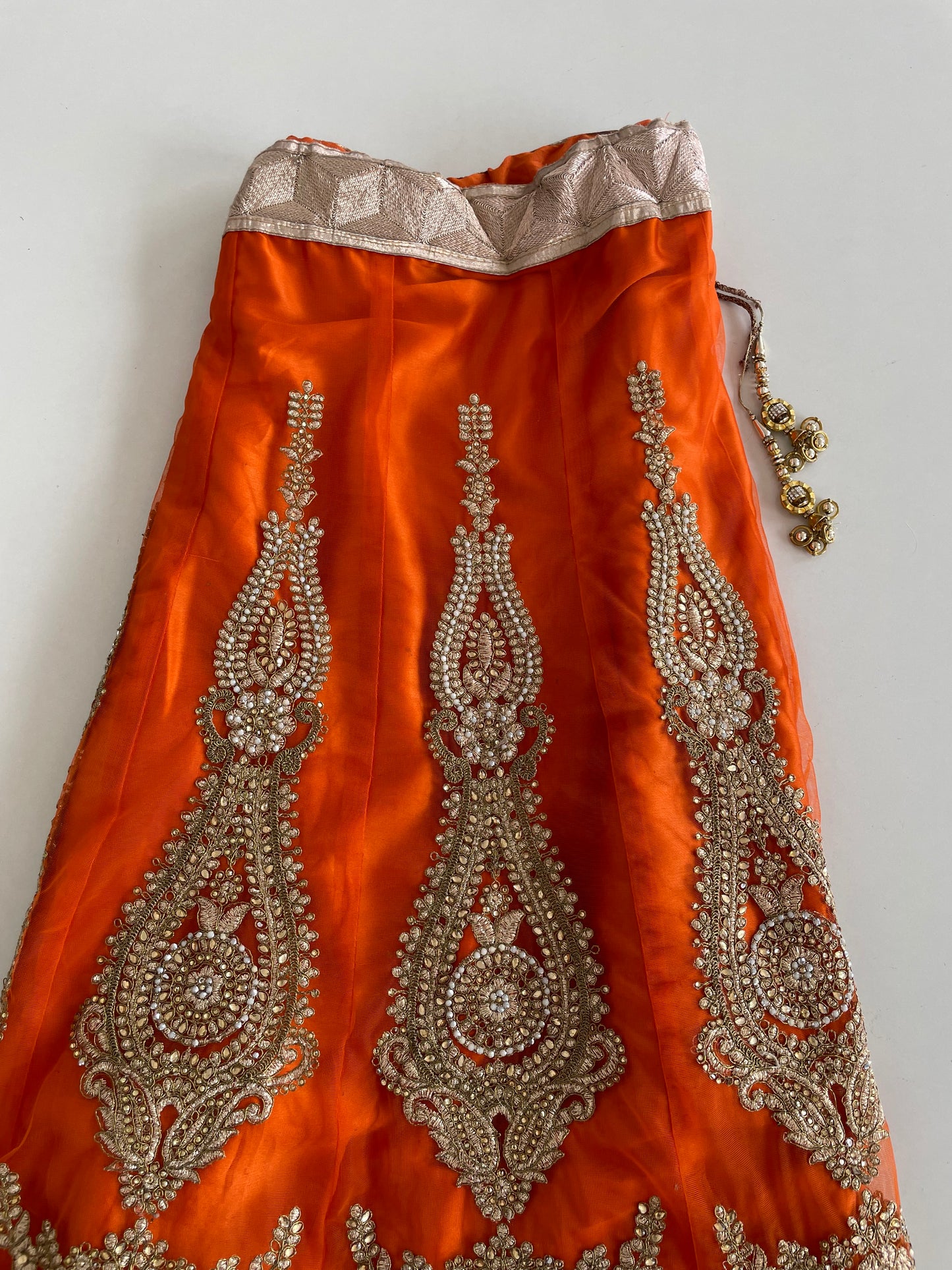 Heavily Embroidered Skirt-Waist Upto 38