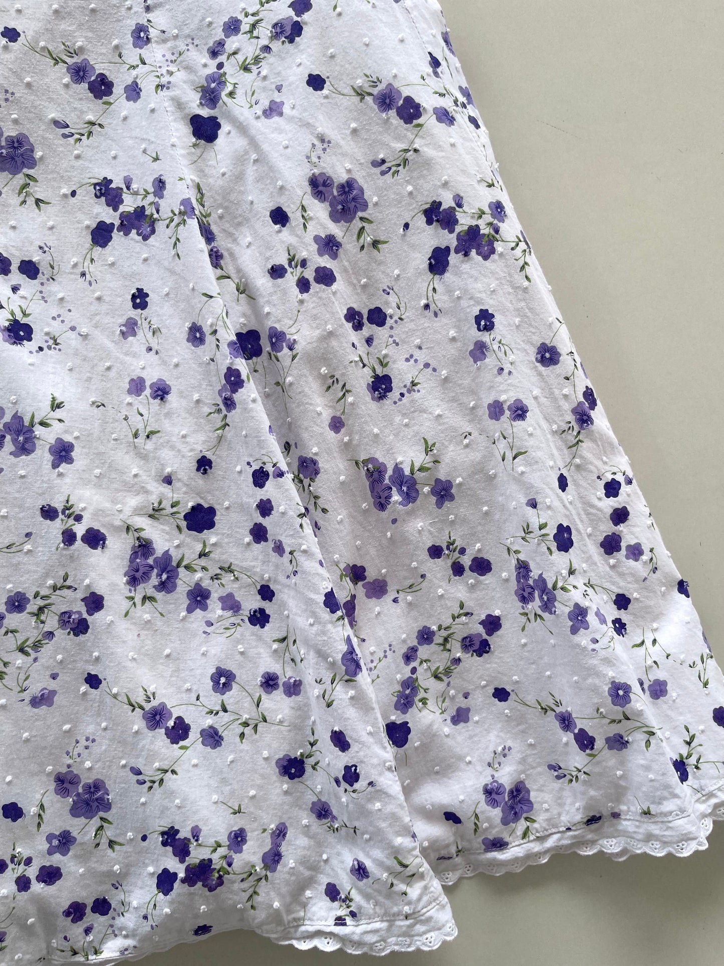 Dressbarn Cotton Skirt-Waist 32