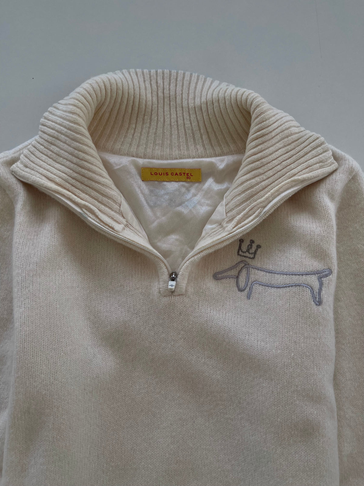 Louis Castel 100% Wool Vintage Sweater-Bust 34