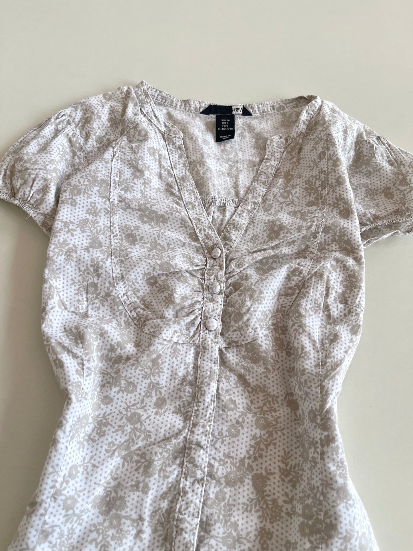 H&M 100% Cotton Top-Bust 32