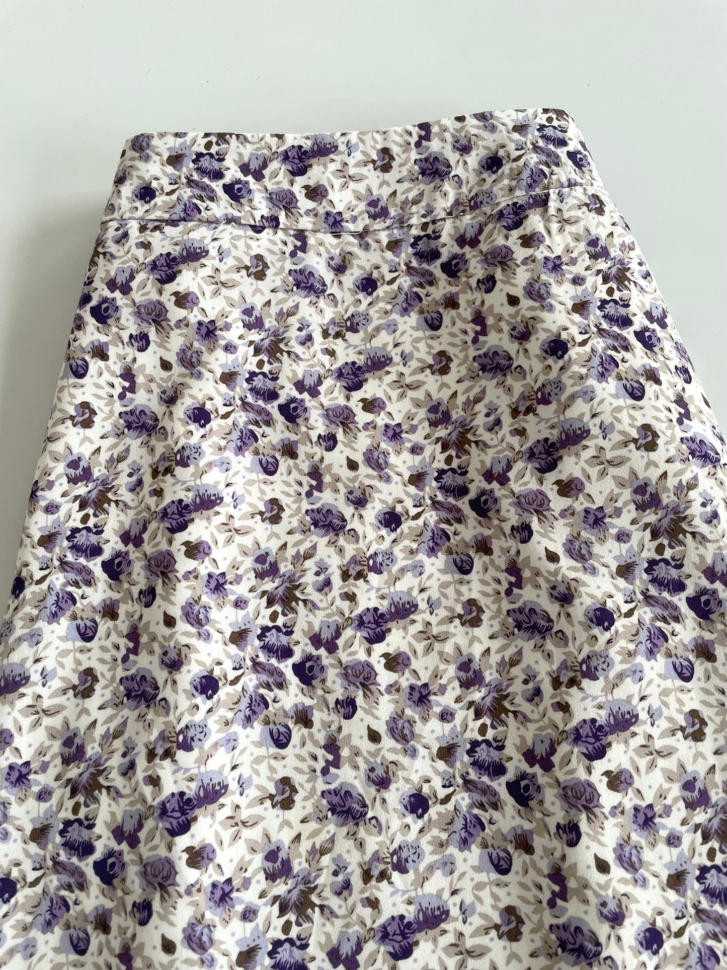 Lavender Flowers Skirt-Waist 24 to 26
