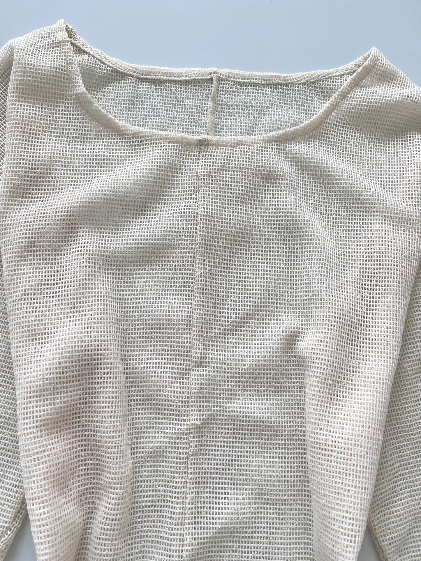 Off White Sheer Top-Bust 46