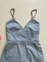 Load image into Gallery viewer, ICE BLUE DENIM DRESS - BUST 30 to 32
