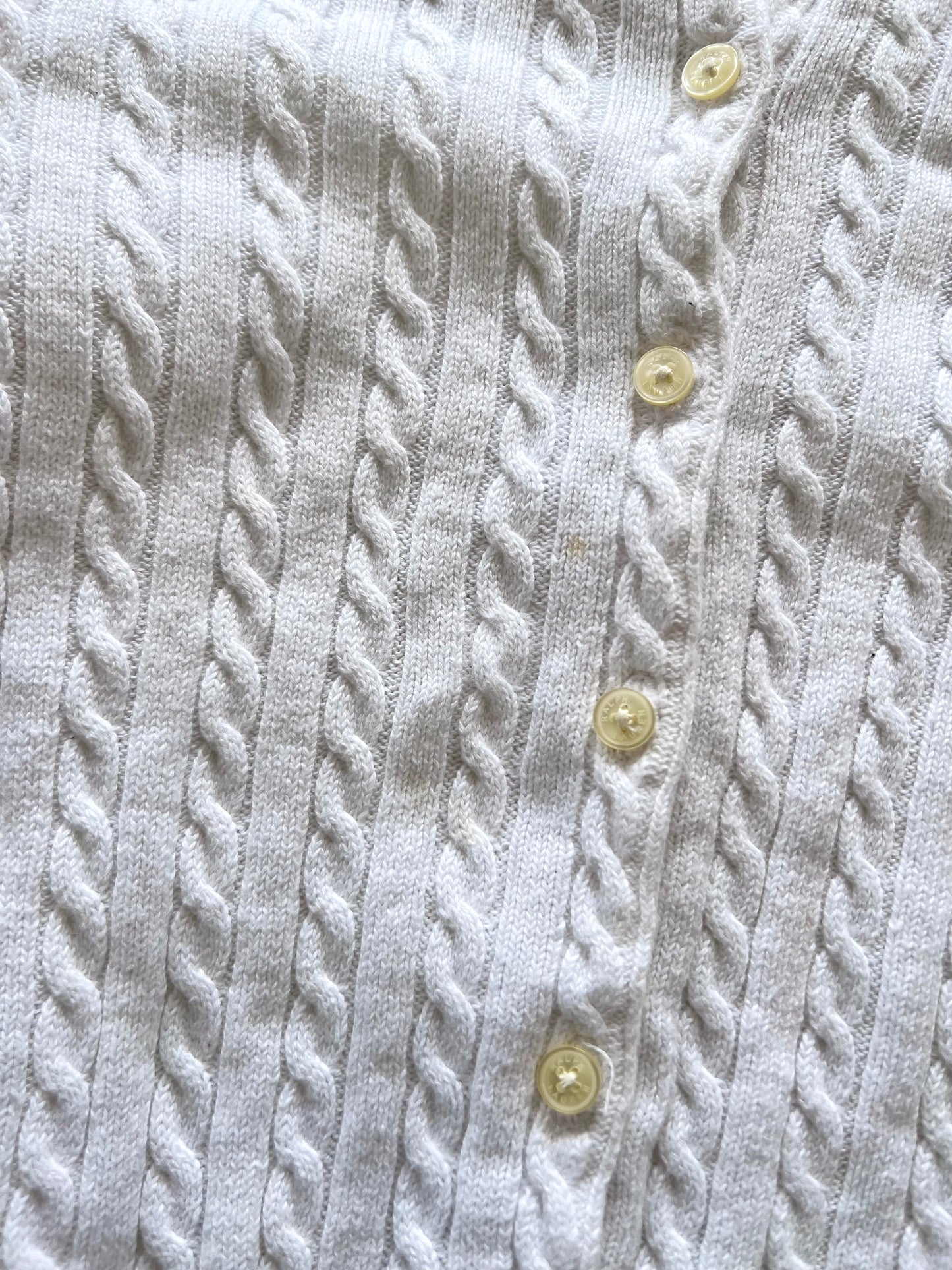 Ralph Lauren 100%Cotton Vintage Cardigan-Bust 36