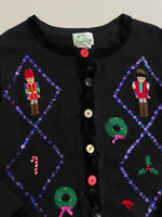 Load image into Gallery viewer, The Quacker Factory Embroidered Christmas Sweater - Bust 46 to 50
