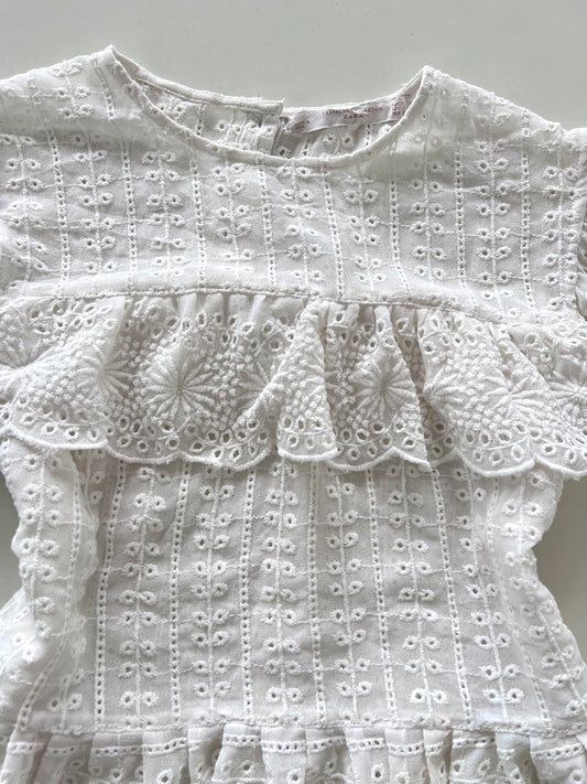 Zara Eyelet Top-Bust 38