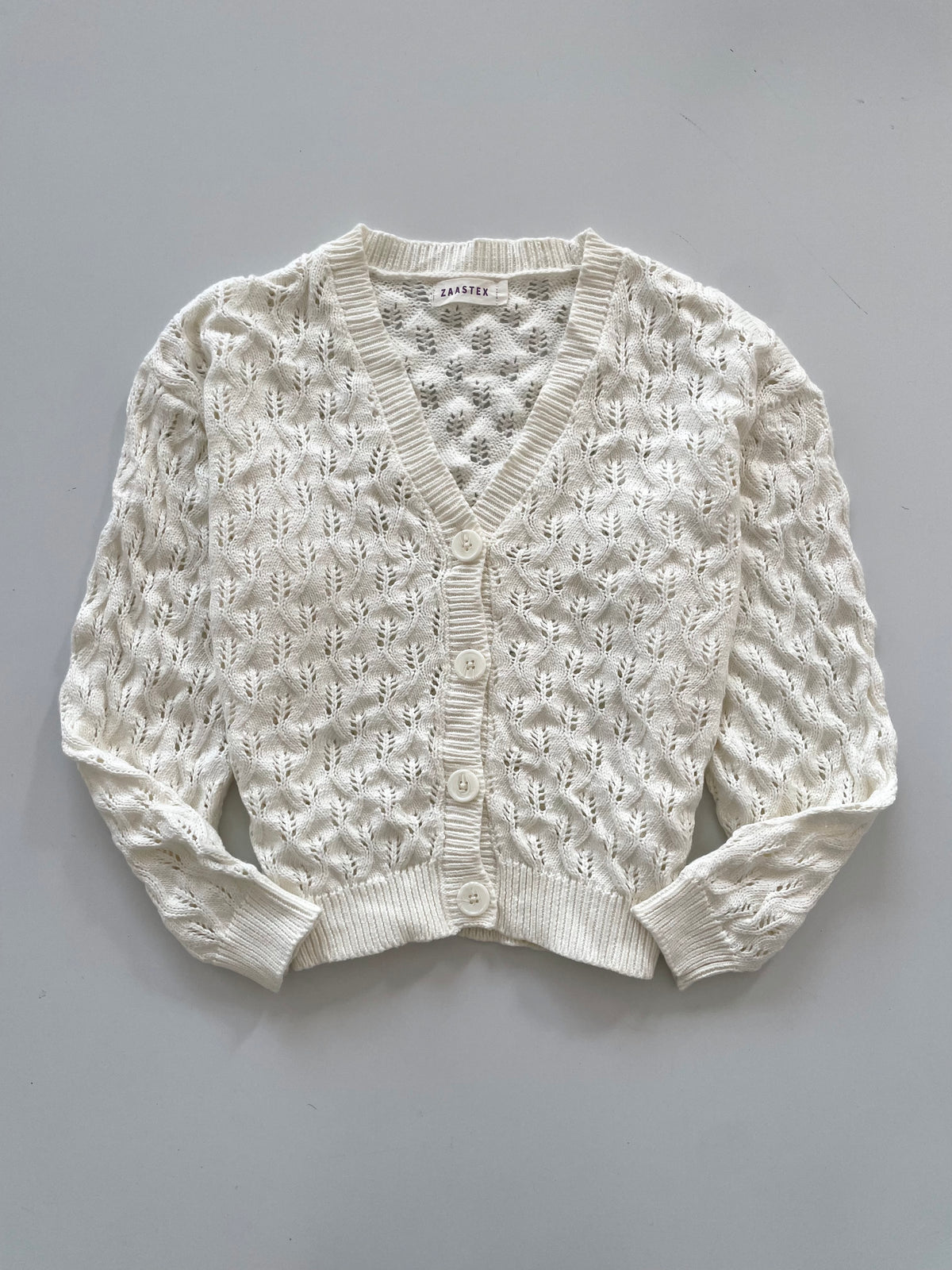Zaastex Solid Soft Cardigan Sweater-Bust 36