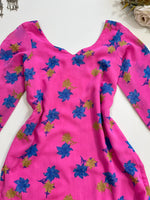 Load image into Gallery viewer, Pink Floral Kurti-Bust 34
