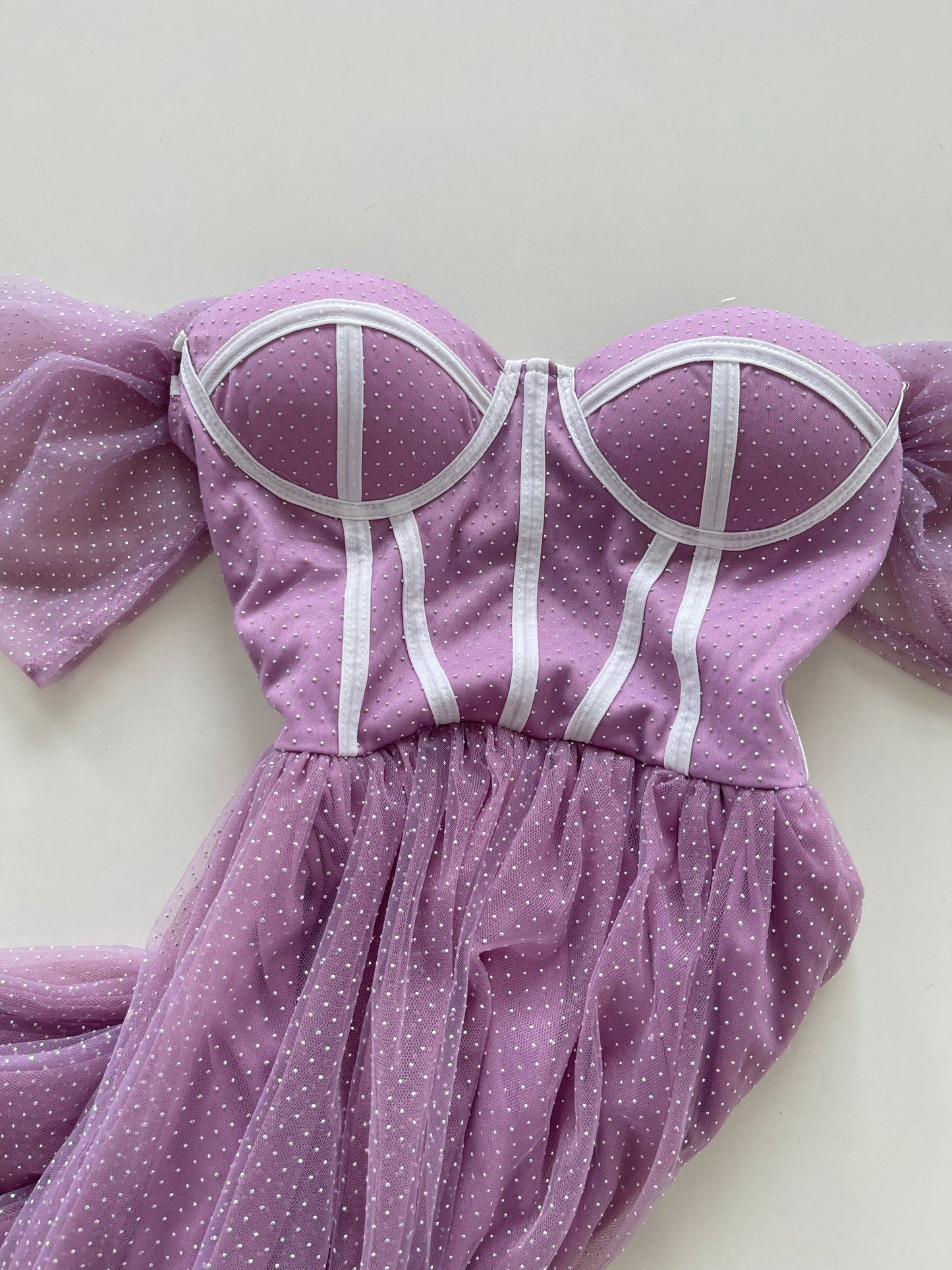 Lilac Tulle Dress-Bust 36 to 38