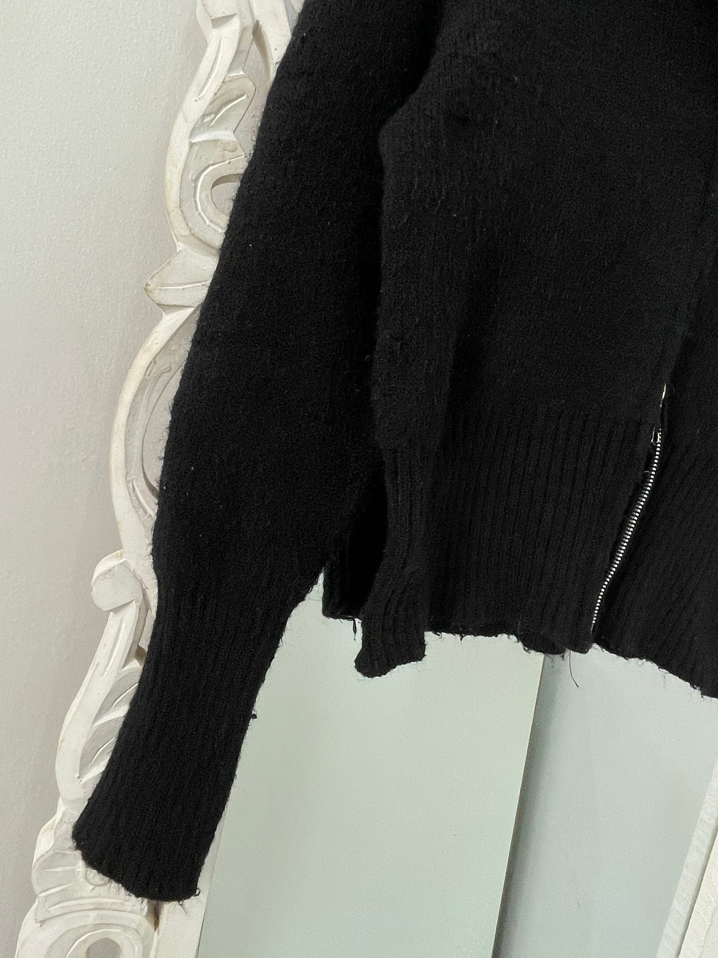 Chunky Soft Zipper Sweater-Bust 34