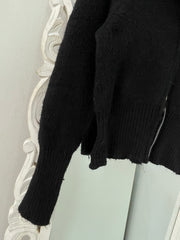 Chunky Soft Zipper Sweater-Bust 34