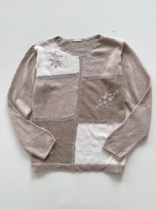 Embroidered Sweater-Bust 42