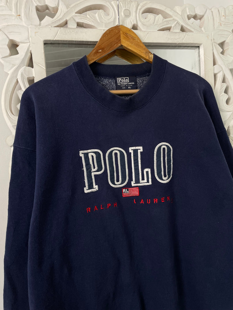 Ralph Lauren Inner Fleece Vintage Sweatshirt-Bust 52