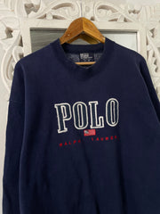 Ralph Lauren Inner Fleece Vintage Sweatshirt-Bust 52