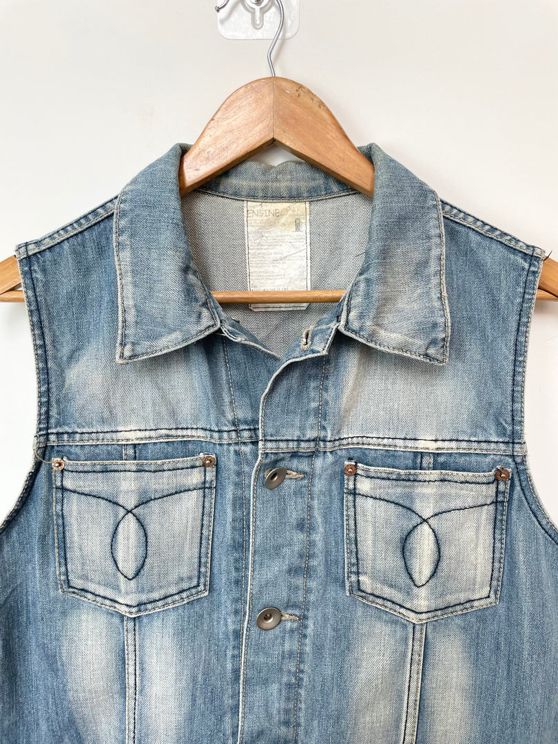 Engine Denim Vest-Bust 40 – Outdated