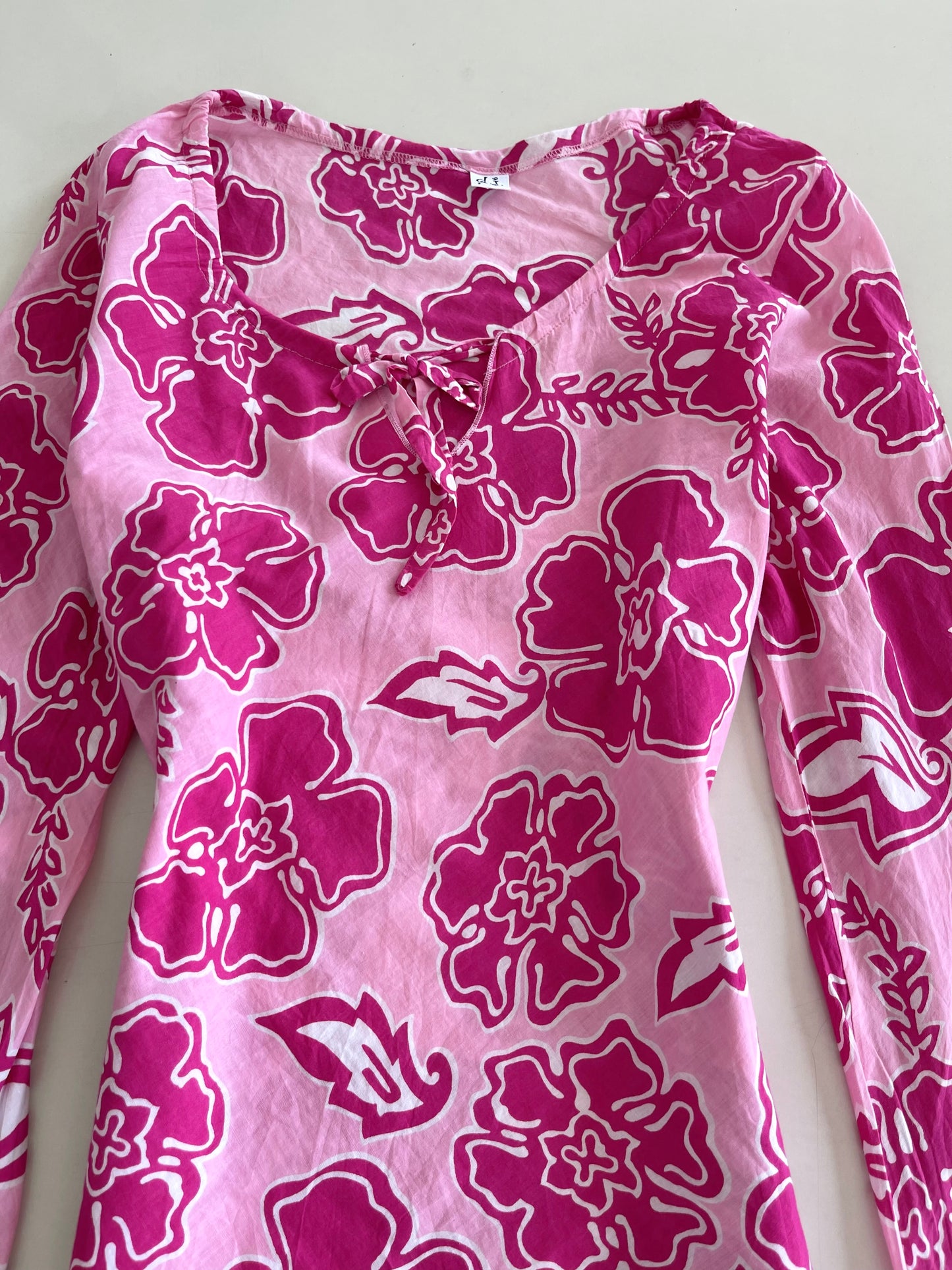 Floral 100% Cotton Top-Bust 40