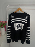 Load image into Gallery viewer, HOOD BY AIR B&amp;W SWEATSHIRT - BUST 42
